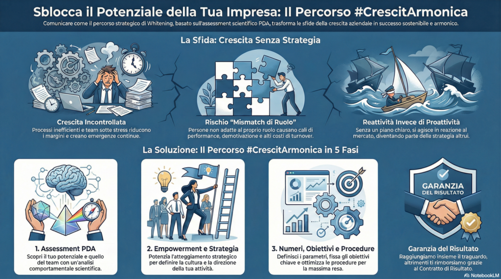 Il Percorso #CrescitArmonica in collaborazione con Whitening s.r.l.